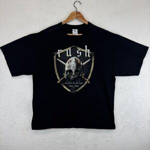 Rush Shirt Mens XL Black Snakes & Arrows Tour 2008 Rock Band Tee Concert Graphic